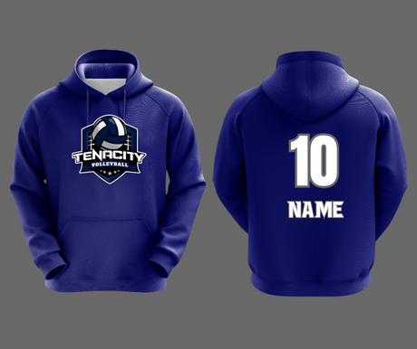 TENACITY Shield logo Dye Sublimated Hoodie Gameday Supply llc