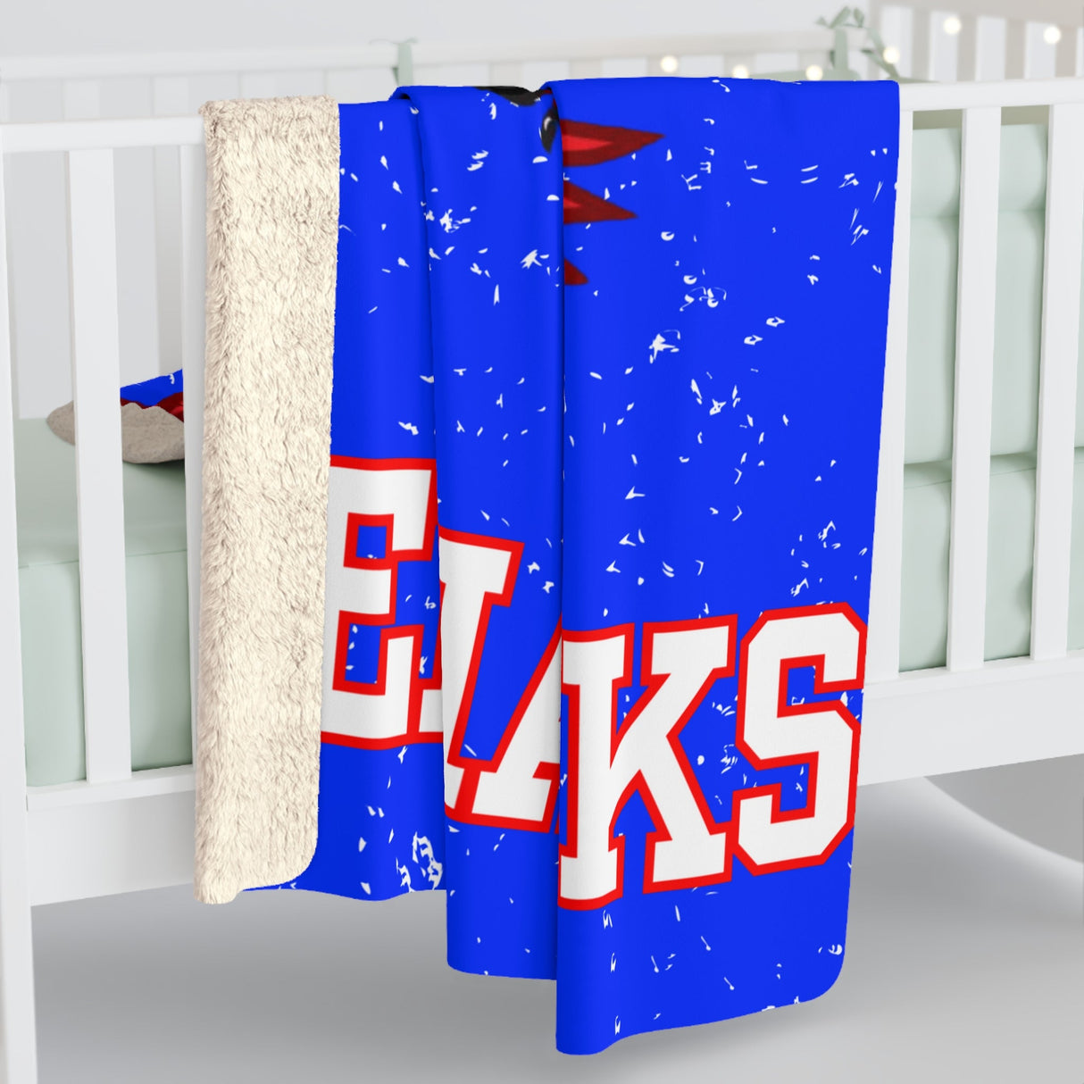 G-E-T Sherpa Fleece Blanket Printify