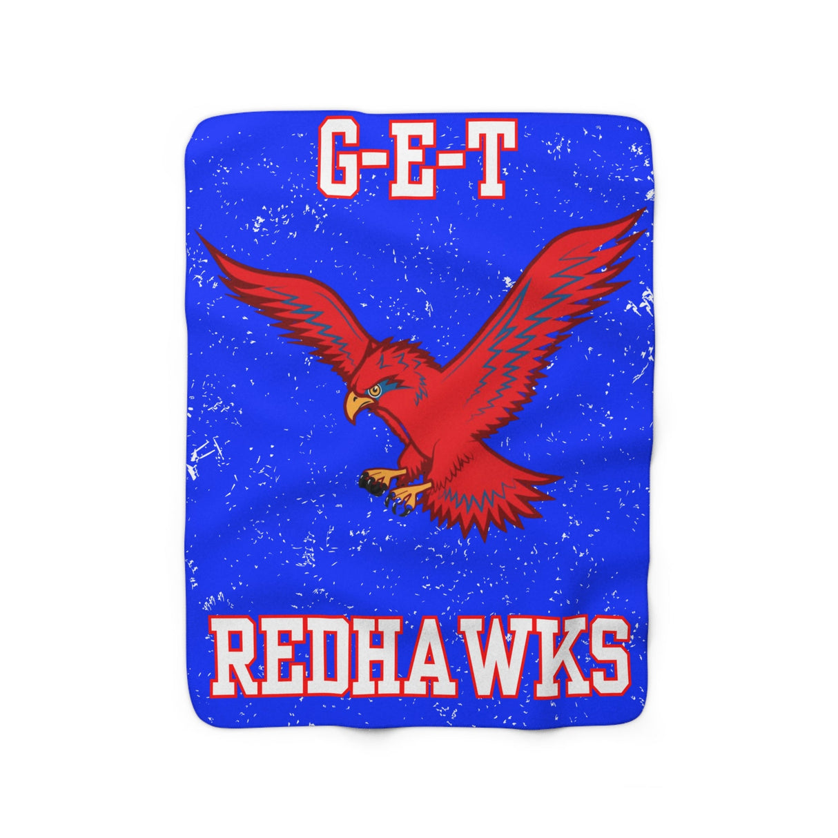 G-E-T Sherpa Fleece Blanket Printify