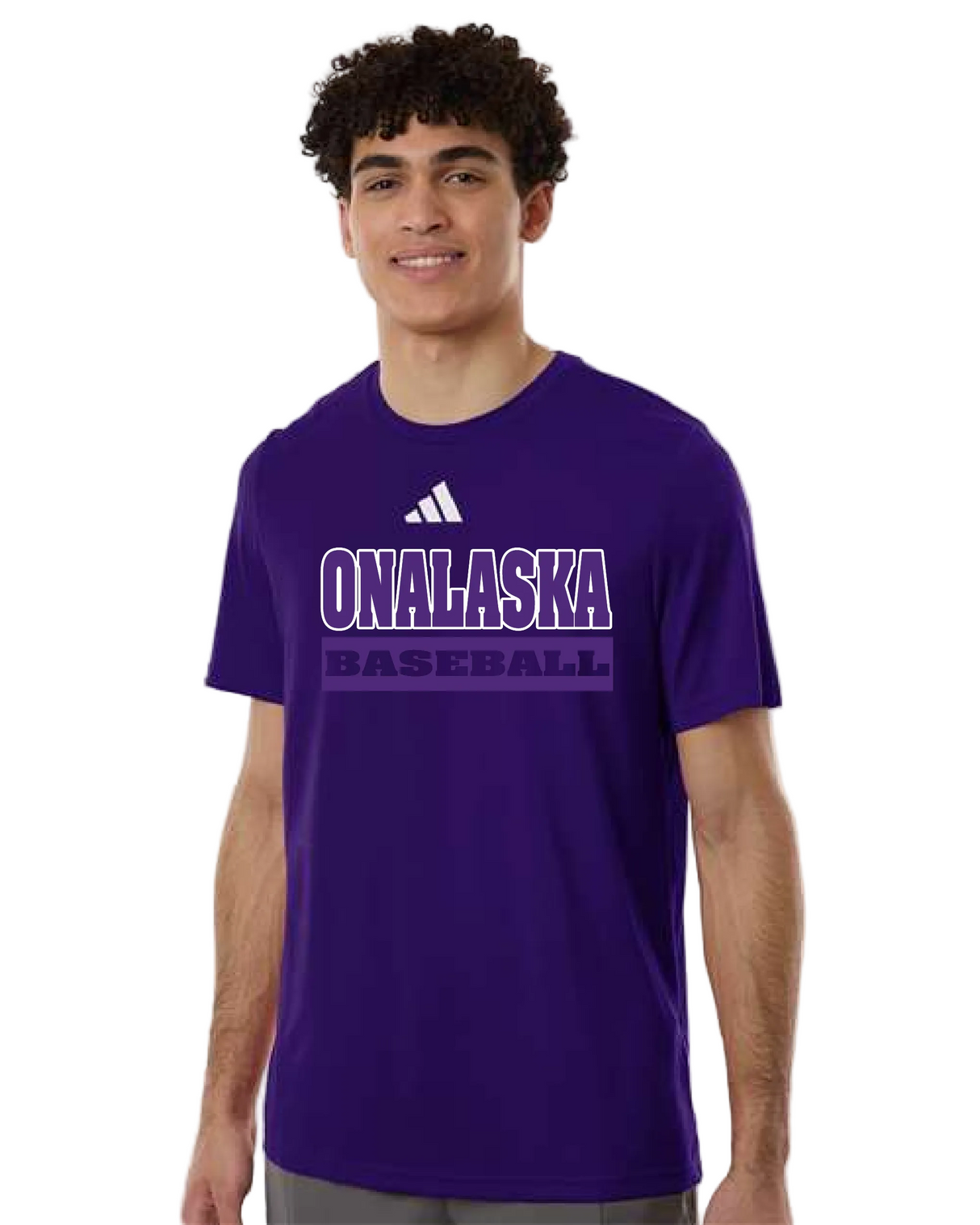 Onalaska Baseball Adidas Mens Pregame Short sleeve