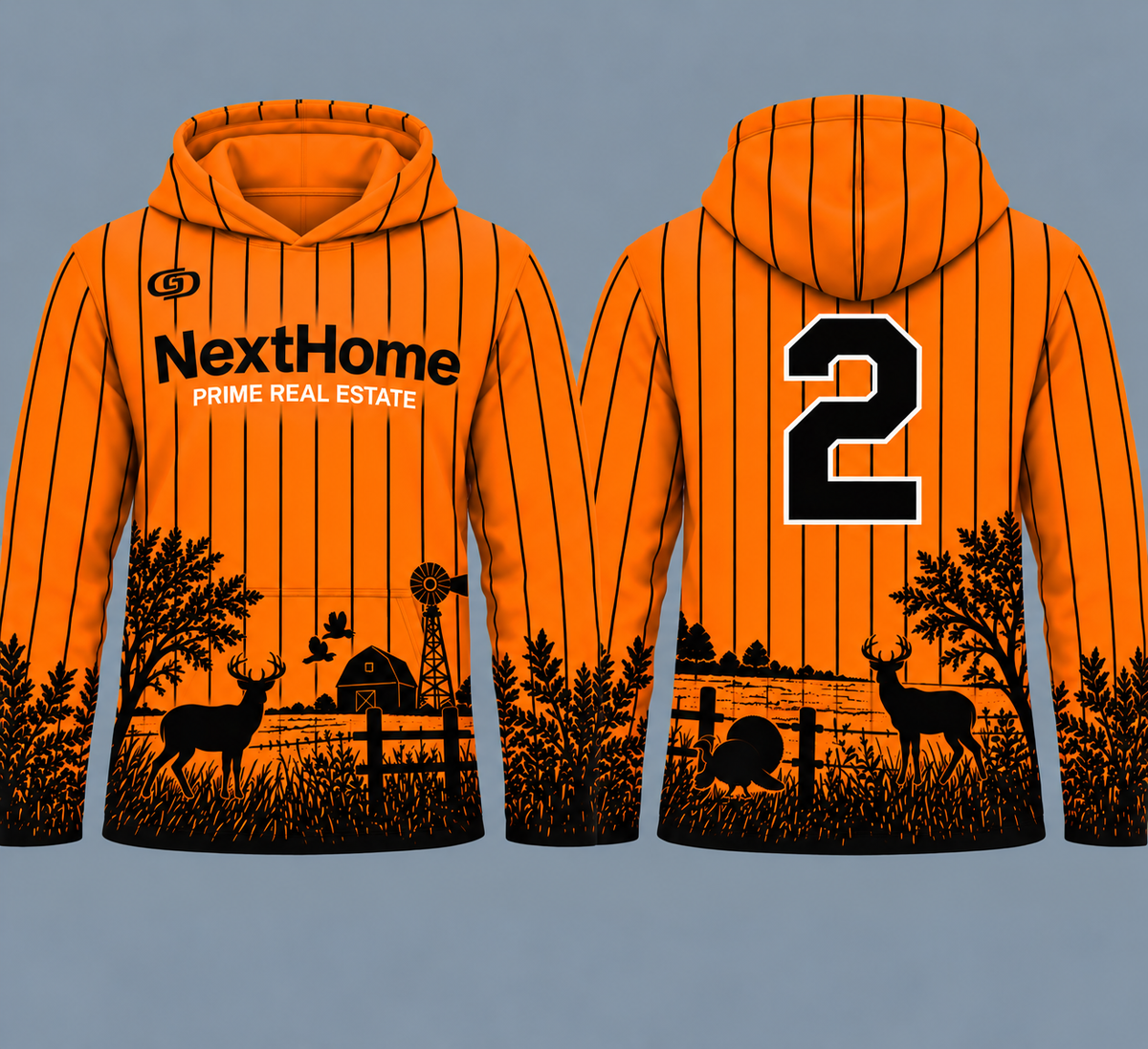 Next Home Prime Real Estate rural lightweight hoodie – custom team apparel by Gameday Supply