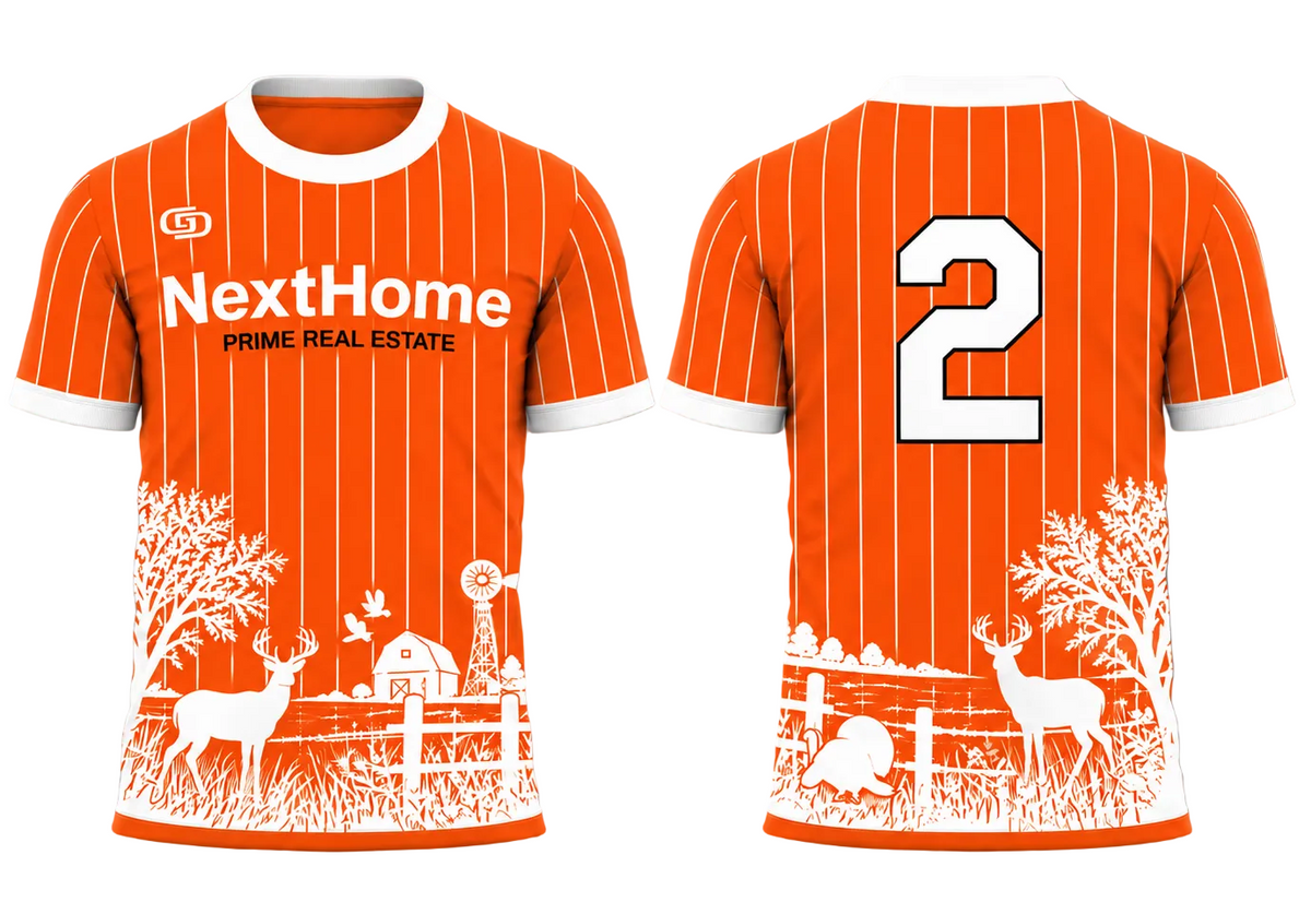 Next Home Prime Real Estate rural short sleeve jersey – custom team jersey by Gameday Supply