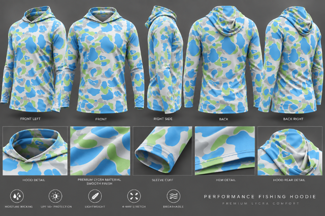 Gameday Fishing lightweight hoodie by Gameday Supply