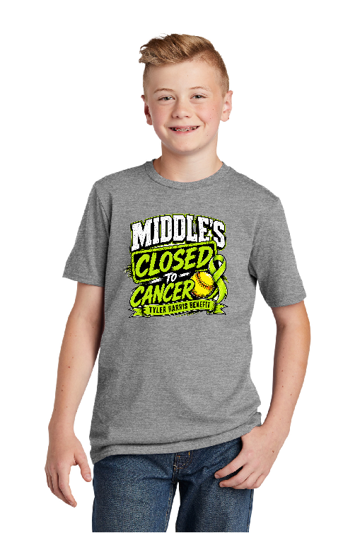 Tyler Harris "Middles Closed to Cancer" Tee