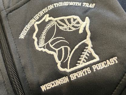 Wisco Sports on the Go 1/4 zip- Speed Tech Fleece