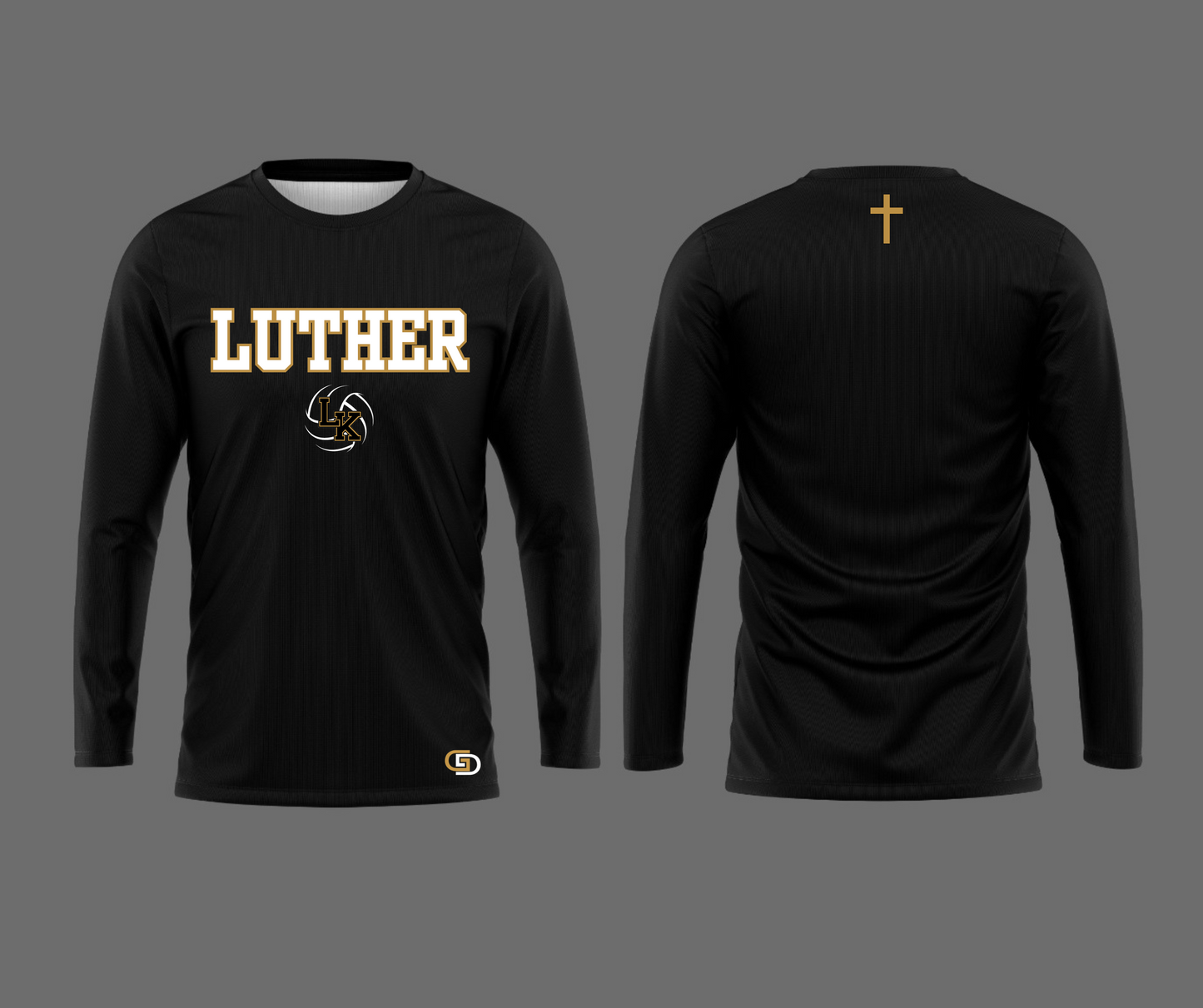 LUTHER KNIGHTS VOLLEYBALL SUBLIMATED SHIRT