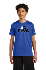 FeVA LOGO Youth poly tee (NIKE) Gameday Supply llc