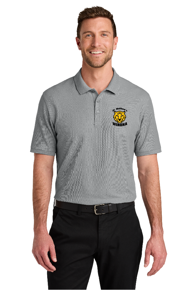 ST MATTHEWS POLY BLEND POLO (PORT AUTHORITY) Gameday Supply llc