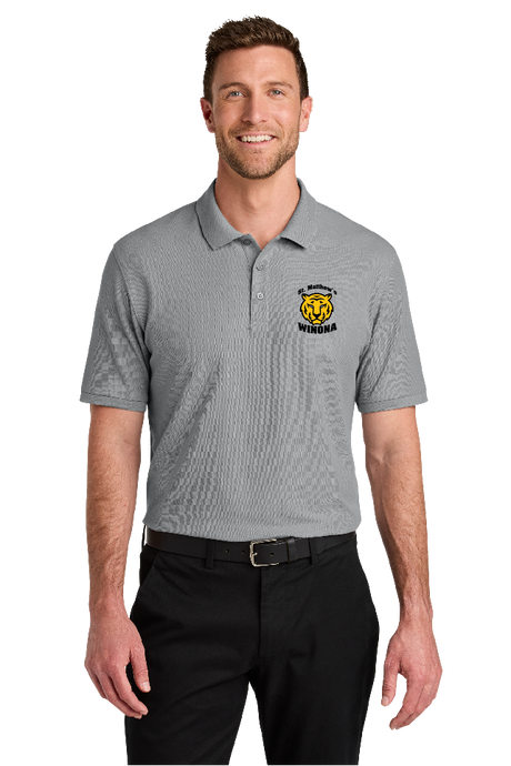 ST MATTHEWS POLY BLEND POLO (PORT AUTHORITY) Gameday Supply llc