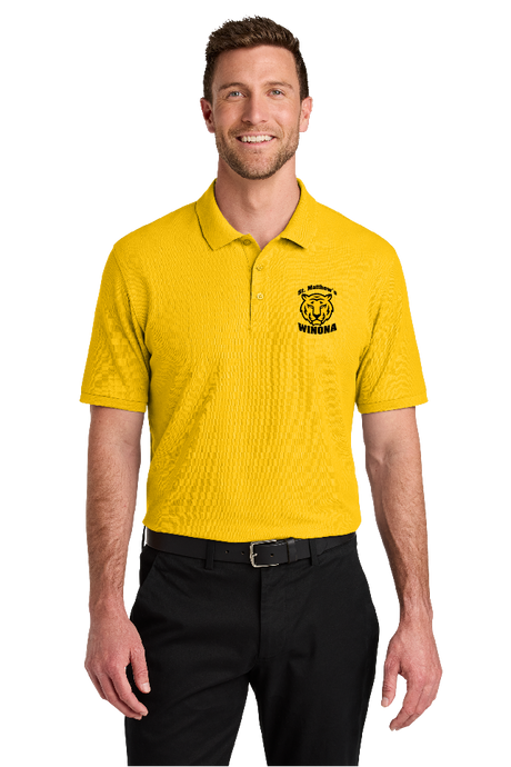 ST MATTHEWS POLY BLEND POLO (PORT AUTHORITY) Gameday Supply llc