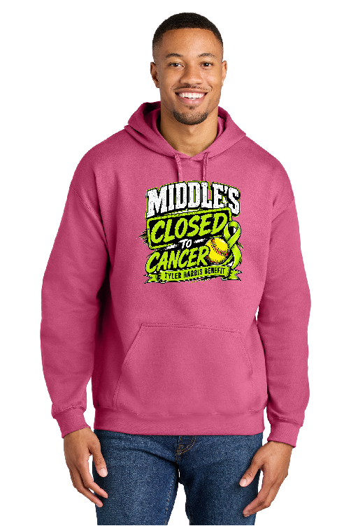 Tyler Harris "Middles Closed to Cancer" Hoodies