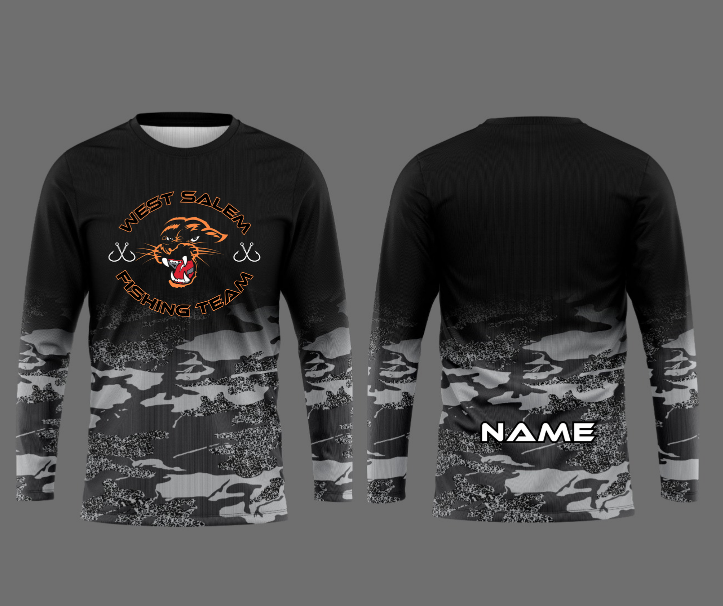 WEST SALEM FISHING TEAM CAMO LONGSLEEVE