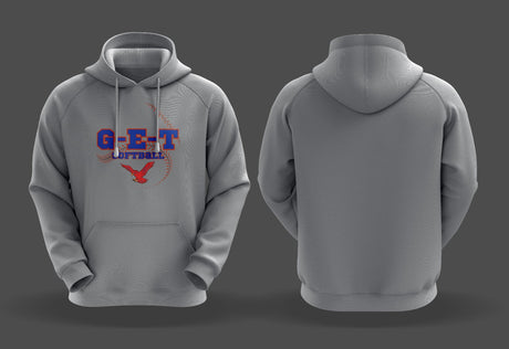 G-E-T RED HAWKS HOODIE Gameday Supply llc