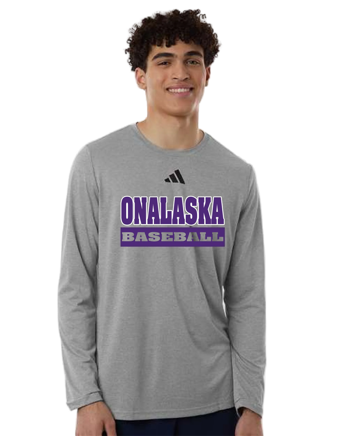 Onalaska Baseball Adidas Mens Pregame Longsleeve