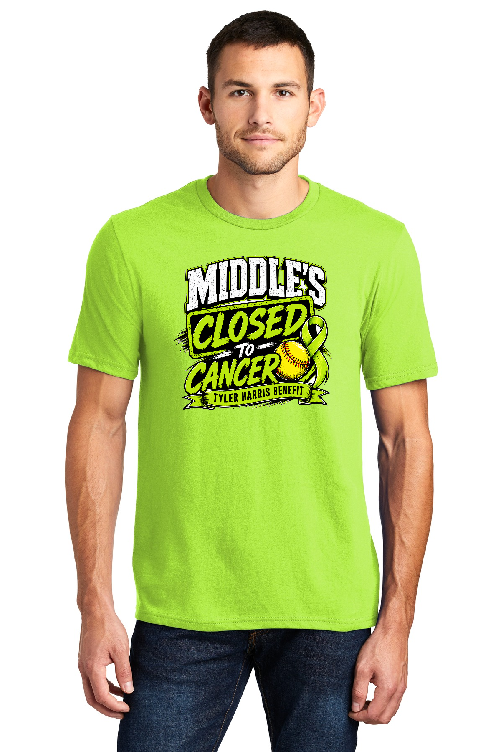 Tyler Harris "Middles Closed to Cancer" Tee