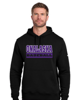 Onalaska Baseball Club Fleece Sleeve Swoosh Pullover Hoodie