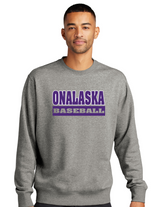 Onalaska Baseball Club Fleece Sleeve Swoosh Crew