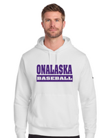 Onalaska Baseball Club Fleece Sleeve Swoosh Pullover Hoodie