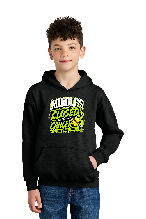 Tyler Harris "Middles Closed to Cancer" Hoodies