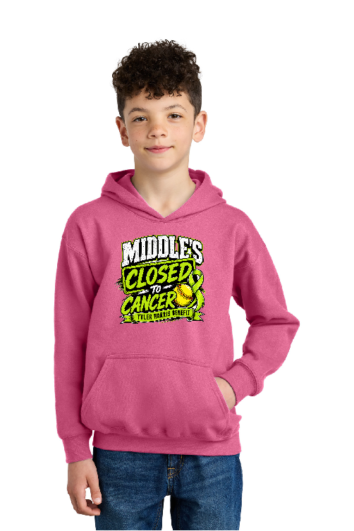 Tyler Harris "Middles Closed to Cancer" Hoodies