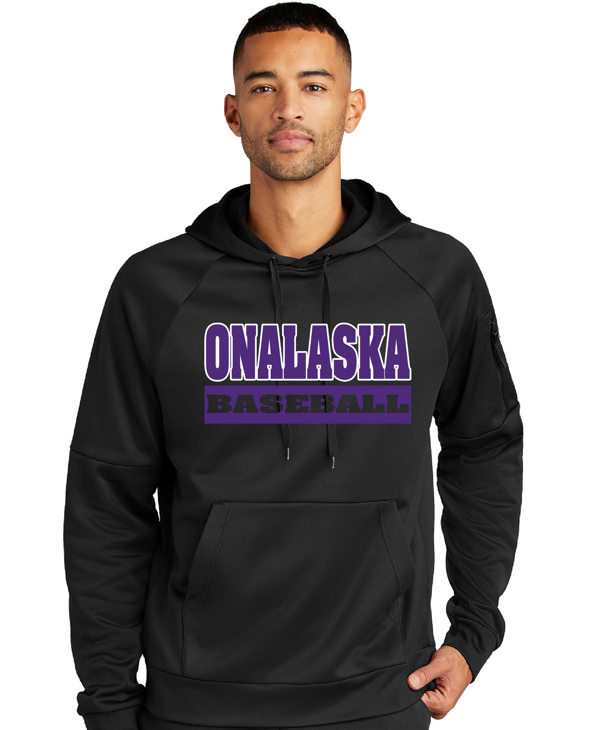 Onalaska Baseball Therma-FIT Pocket Pullover Fleece Hoodie