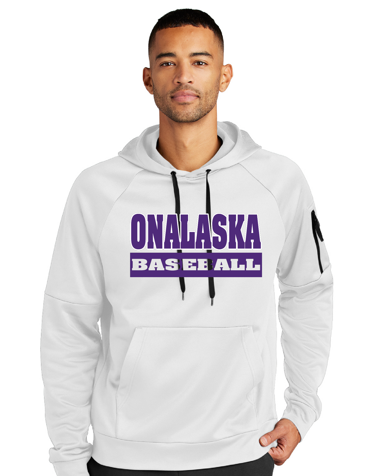 Onalaska Baseball Therma-FIT Pocket Pullover Fleece Hoodie