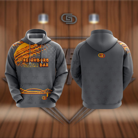 Neighbors Bar Sublimated Hoodie Gameday Supply llc