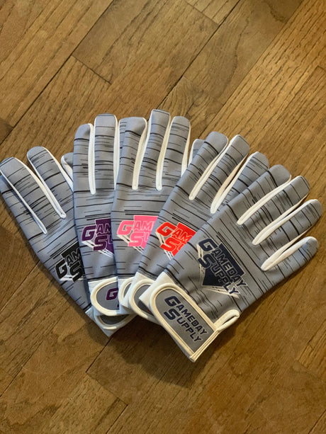 Gameday Supply Gray "Static" Batting Gloves Gameday Supply llc