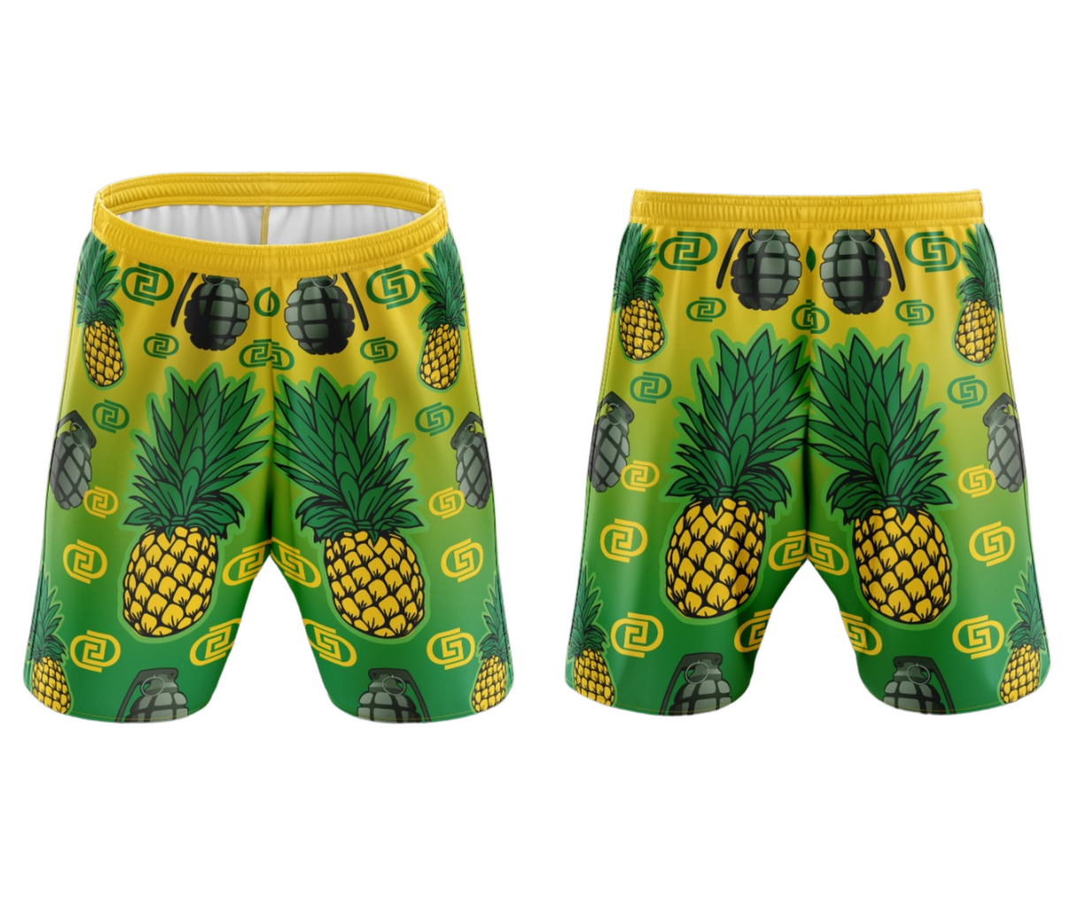 Gameday Supply Bangin Pineapple Shorts Gameday Supply llc