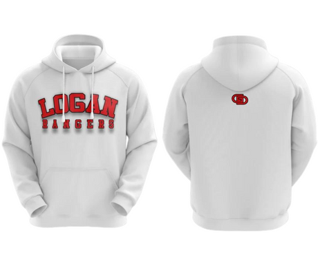 La Crosse Logan Rangers sublimated hoodie Gameday Supply llc