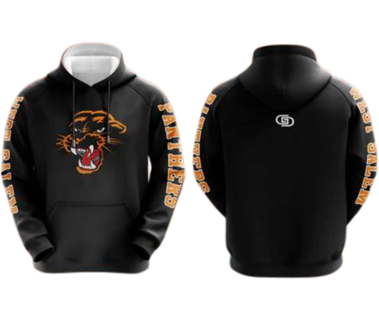 West Salem Panthers Sublimated Hoodie Gameday Supply llc