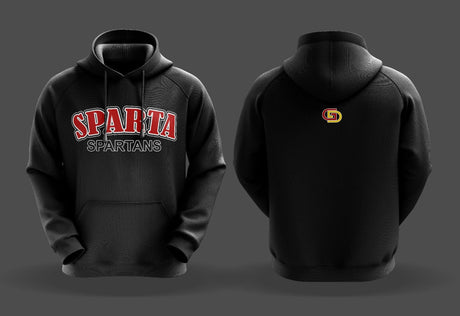 Sparta Spartans Sublimated Hoodie Gameday Supply llc