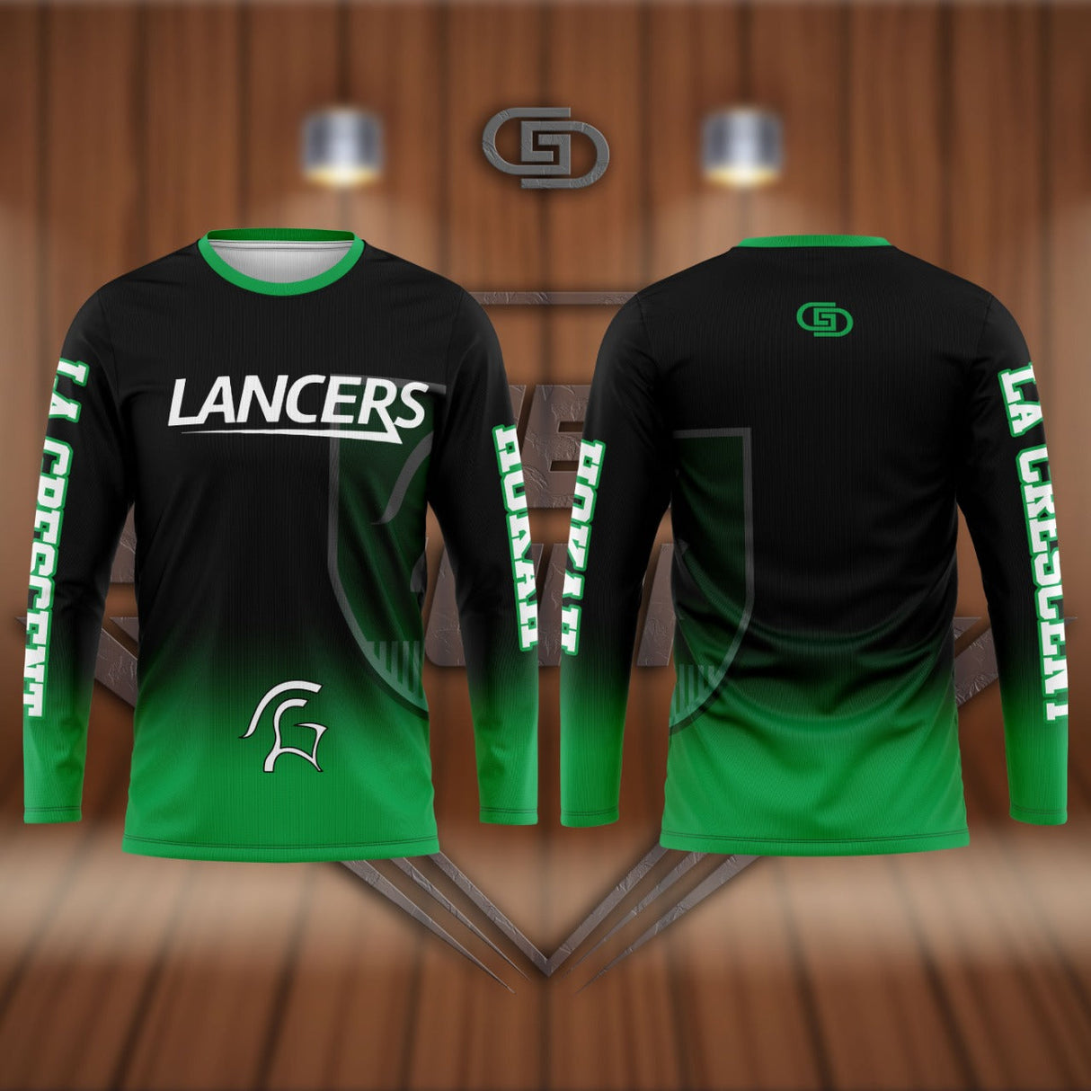 La Crescent/Hokah Sublimated Long sleeve Gameday Supply llc