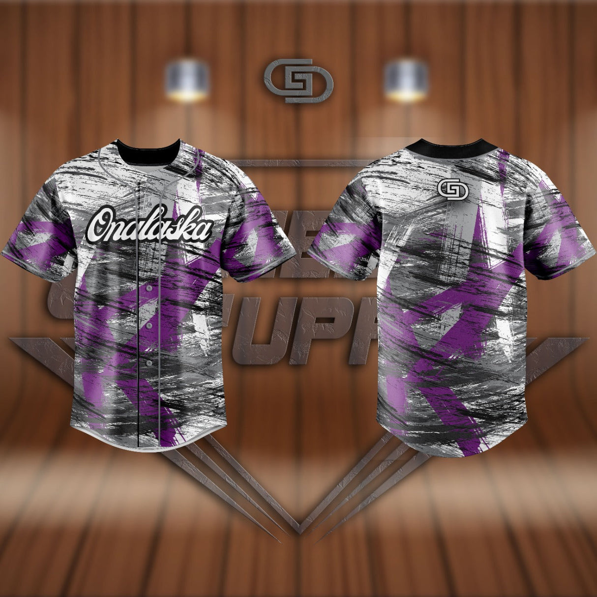 FULL BUTTON BASEBALL JERSEY Gameday Supply llc