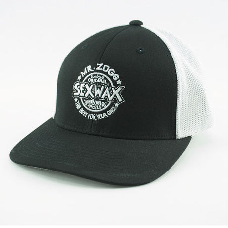 ZOGS Sexwax Trucker Cap:Black & White Gameday Supply llc