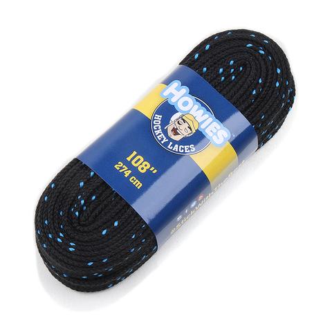 HOWIES BLACK CLOTH HOCKEY SKATE LACES Howies Hockey Tape